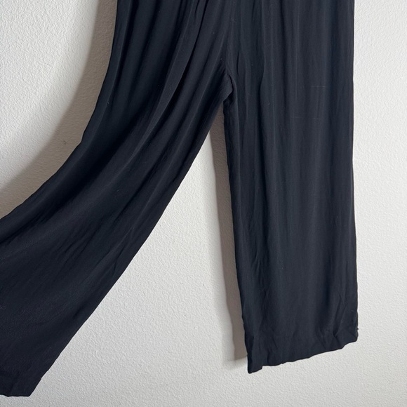 Wilfred black aritzia tie wide leg flow ankle pants size small - Picture 7 of 7